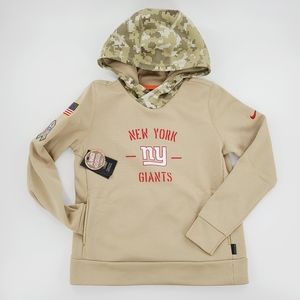NIKE NY GIANTS SALUTE TO SERVICE HOODIE SWEATSHIRT